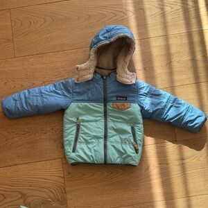 Patagonia Two-Tone Blue Hooded Jacket